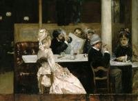 Gervex, Henri - Cafe Scene in Paris